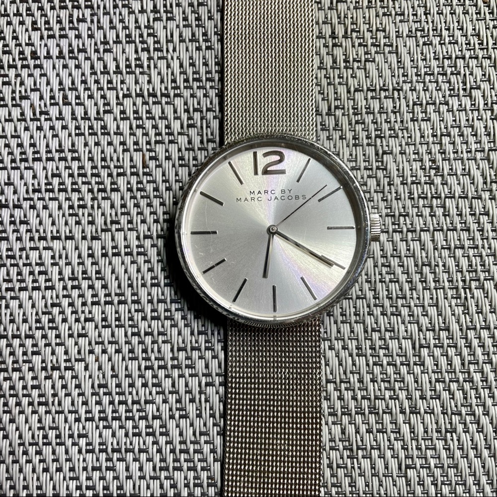 Marc Jacobs Silver Watch